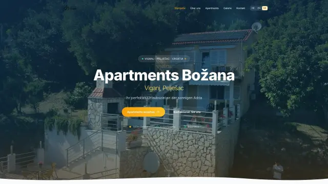 Apartmani Božana – Website