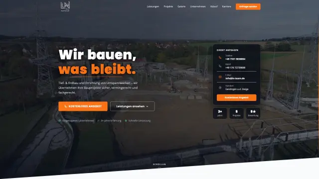 LN-Team GmbH – Website